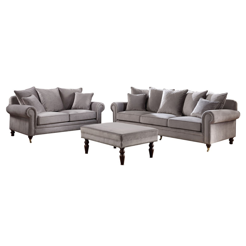 Rosalind Wheeler 3-tlg. Couchgarnitur Hampton | Wayfair.de